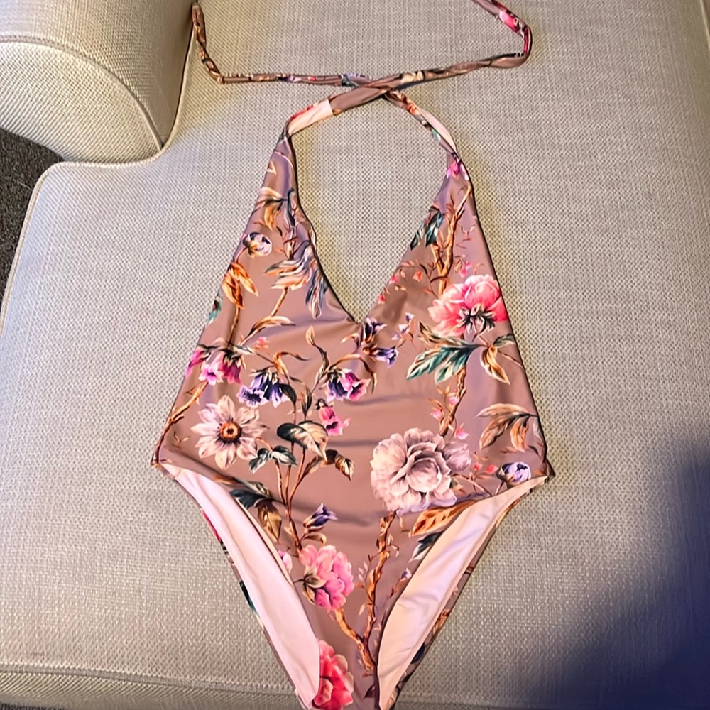 Beautiful brand new floral one piece!